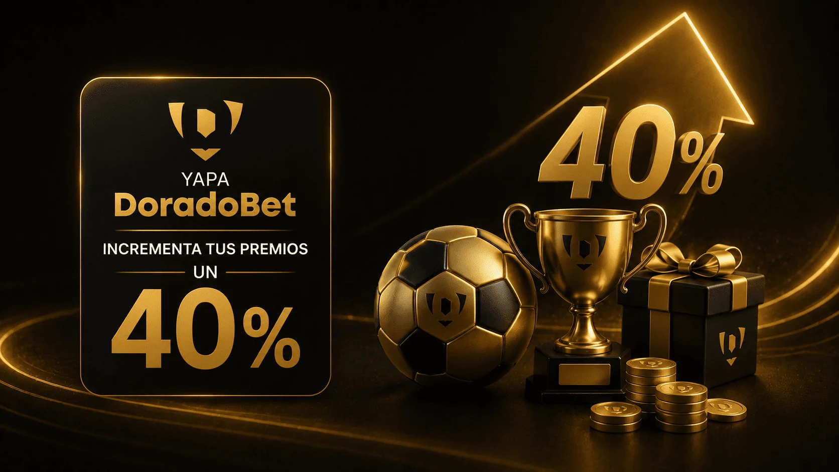 Aumenta tus ganancias en un 40 % con Yapa DoradoBet.