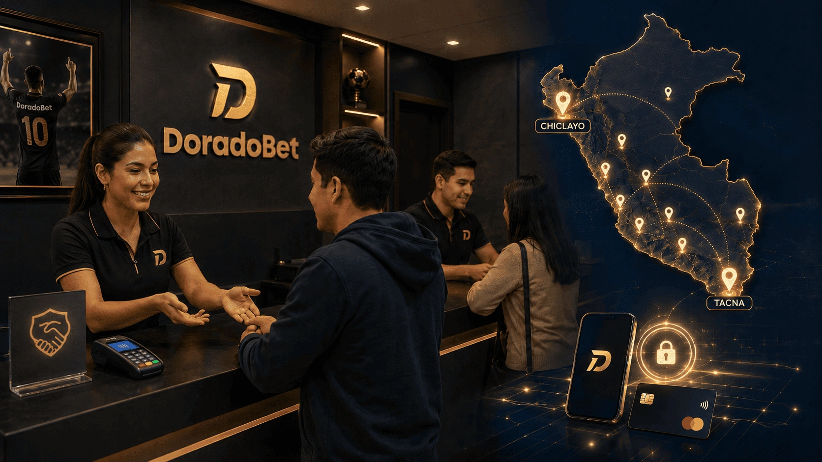 Descubre todos los puntos de recepción de apuestas de DoradoBet.